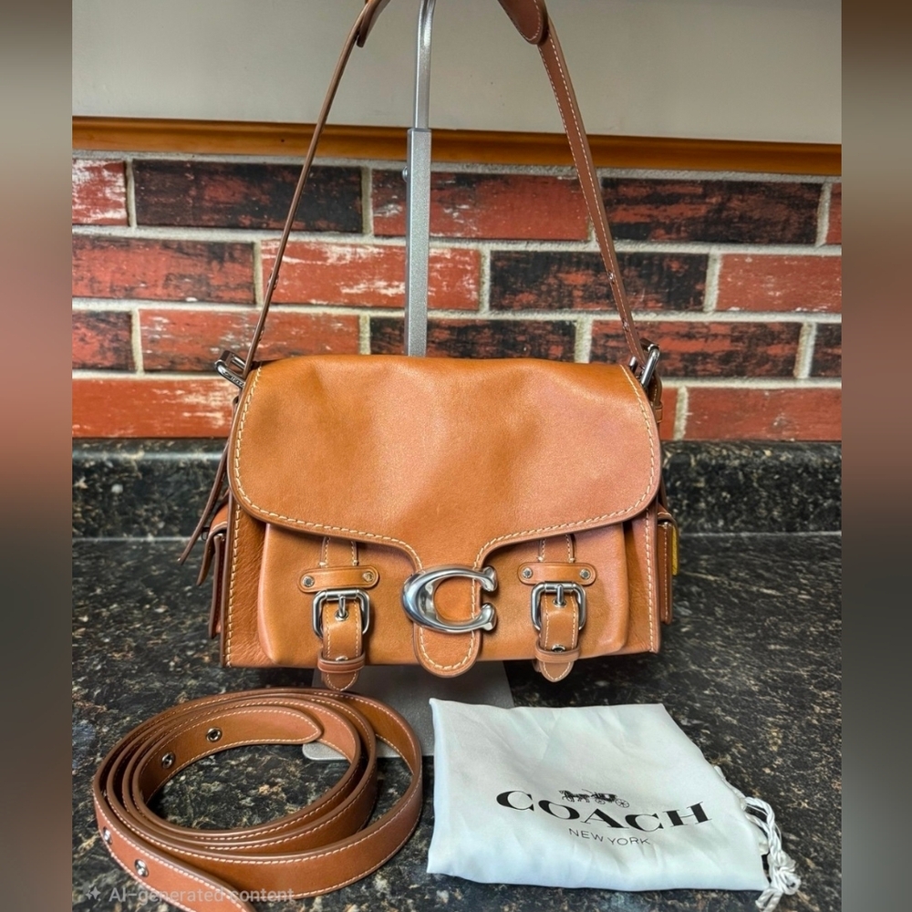 Coach Western Tabby Burnished Amber